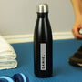 Custom Black Metal Insulated Gym Bottle, thumbnail 1 of 2