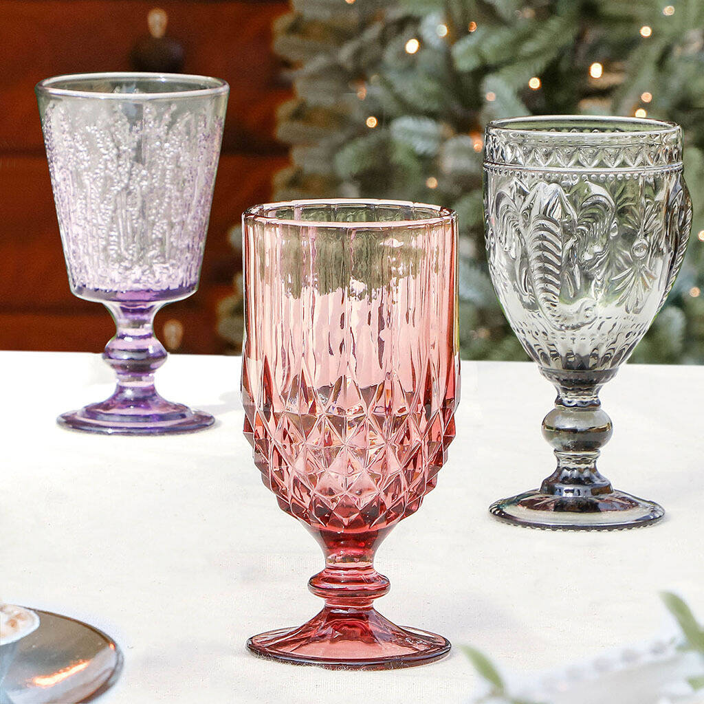 Set Of Four Mix And Match Luxury Wine Goblets, 1 of 8