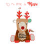 Merry Christmas Ickle Reindeer Greeting Card, thumbnail 3 of 3