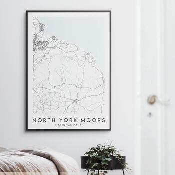 North York Moors National Park Map Print, 2 of 4