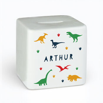 Personalised Dinosaur Money Box, 2 of 5