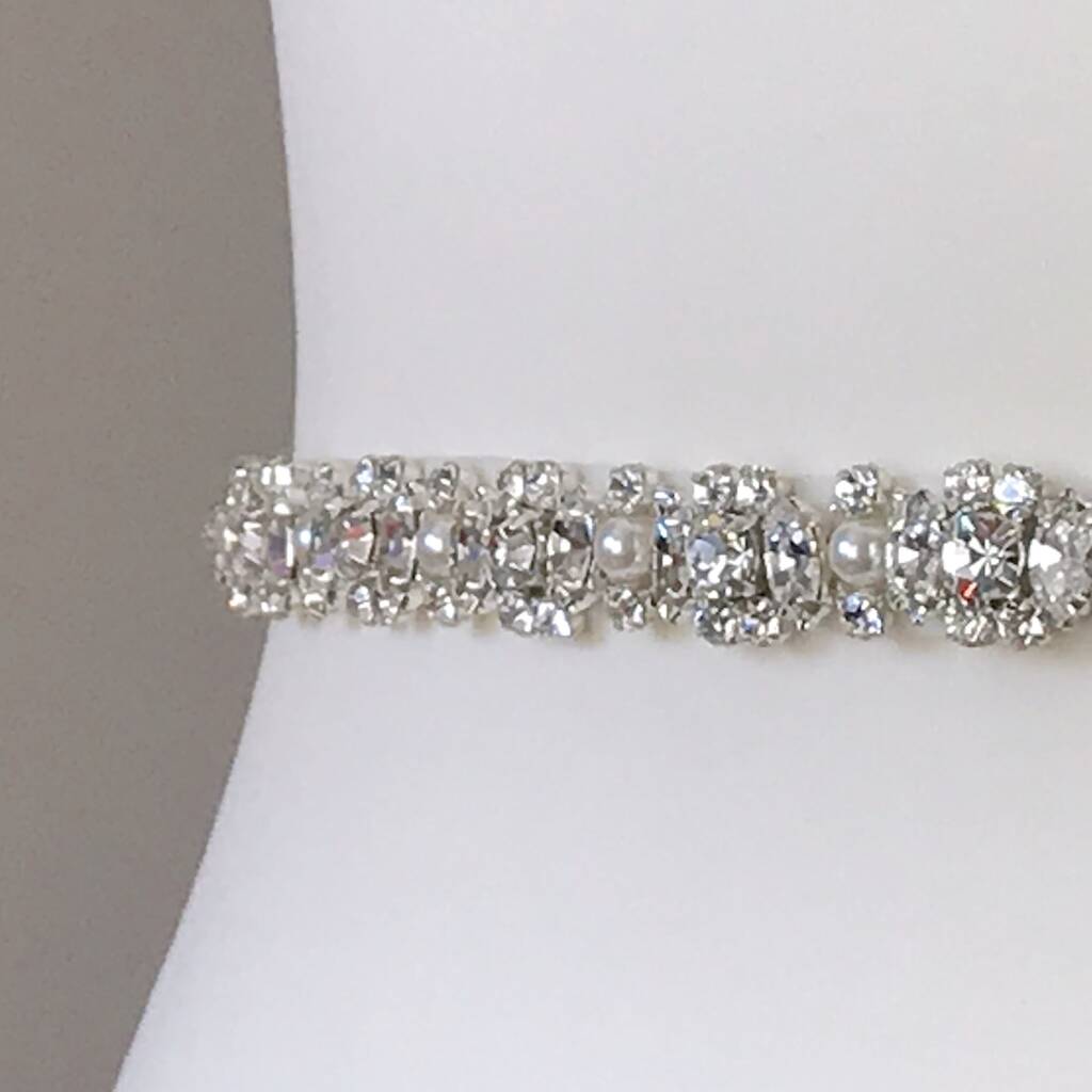Caitlen Diamante Bridal Belt, 1 of 8