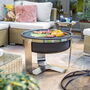 Camden Contemporary Firepit With Grill, thumbnail 4 of 4