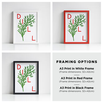 Dill Herb Print From An Original Painting, 6 of 10
