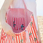 Fair Trade Cherry Quilted Cotton Tote Bag, thumbnail 2 of 5