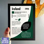 Personalised Ireland Rugby Birthday Gift, thumbnail 9 of 11
