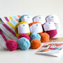 Pom Pom Scarf Crochet Kit, thumbnail 6 of 6