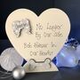Personalised Memorial Dog Heart Christmas Day, thumbnail 6 of 8