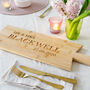 Personalised Couples Wooden Chopping/Cheese Board, thumbnail 2 of 3