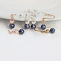 Pearl Drop Earrings With Heart, thumbnail 5 of 11