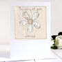 Personalised Flower Thinking Of You Card, thumbnail 1 of 12