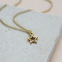 Gold Plated Star Necklace, thumbnail 6 of 9