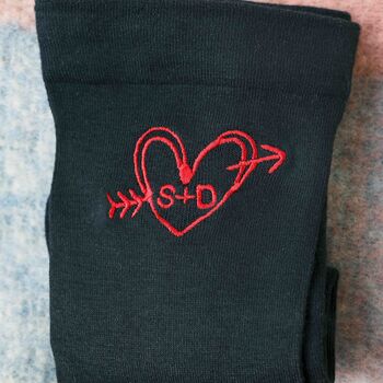 Personalised Valentines Socks Gift For Men And Women, 8 of 8