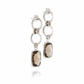 Desert Sunlight Chandelier Earrings In Sterling Silver, 2 of 5