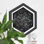 Personalised Star Map With Hexagon Frame, thumbnail 3 of 6