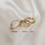9ct Gold 3mm 'D Shaped' Wedding Ring, thumbnail 2 of 2
