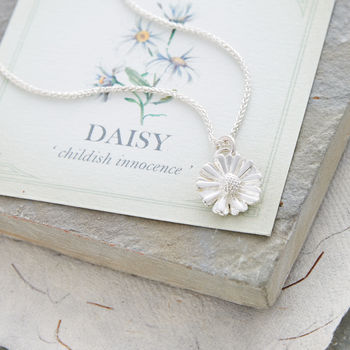 Daisy Solid Silver Charm, 4 of 9