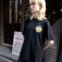Ripe Records Unisex 90s Style Rave T Shirt In Black, thumbnail 3 of 6