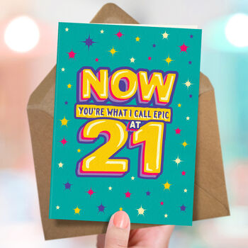 Funny 21st Epic Milestone Birthday Card, 3 of 4