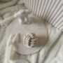 Handmade Round Midi Tray In Beige Marble Or Terrazzo, thumbnail 2 of 4