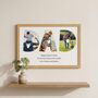 Dad Photo Collage Print Fathers Day Gifts, thumbnail 7 of 9
