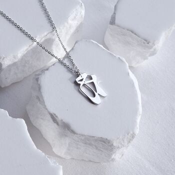 Ballet Pointe Shoes Silver Necklace For Kids Gift, 3 of 5