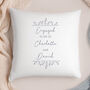 Personalised Grey Floral Cushion Cover, thumbnail 6 of 6