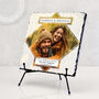 Dating Anniversary Personalised Rock Photo Slate Dating Gift, thumbnail 1 of 6