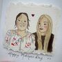 A5 Personalised Mothers Day Illustrated Card, thumbnail 2 of 3