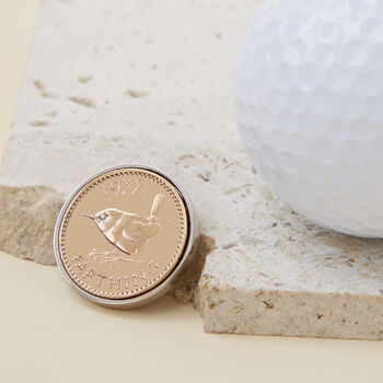 Farthing Coin Golf Marker 1920 To 1956, 2 of 9