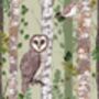 The Forest At Twilight Tea Towel In Sage Green, thumbnail 2 of 4