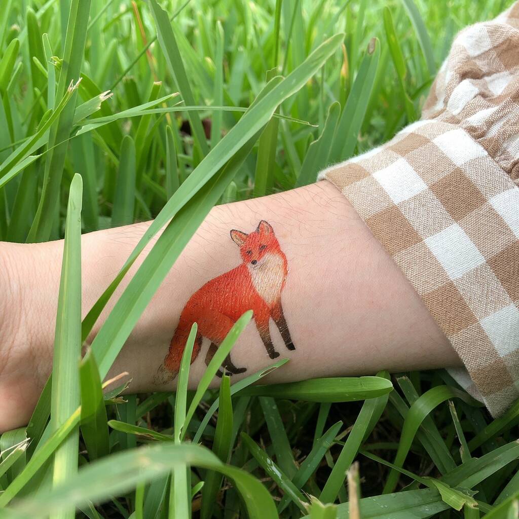 Mr Fox Temporary Tattoo, 1 of 11