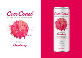 Coco Coast Coconut Water With A Twist Of Raspberry, 2 of 2