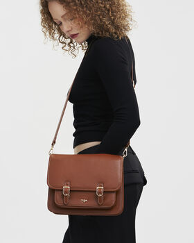 Into The Woods Tan Classic Satchel, 3 of 8