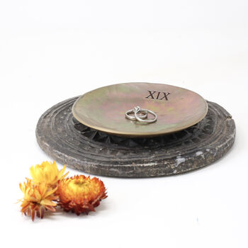 19th Anniversary Hand Forged Bronze Dish, 2 of 6