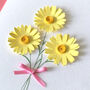 Get Well Soon Paper Daisy Posy Card, thumbnail 10 of 10