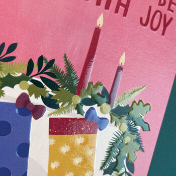 'May Your Christmas Be Filled With Joy' Christmas Card, 2 of 2