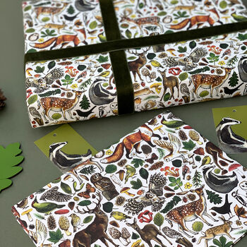 Woodland Animals Wrapping Paper, 7 of 8