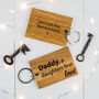 Personalised Daddy, A Daughter's First Love Keyring, thumbnail 1 of 4