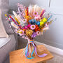 Rainbow Dried Flower Bouquet, thumbnail 6 of 7