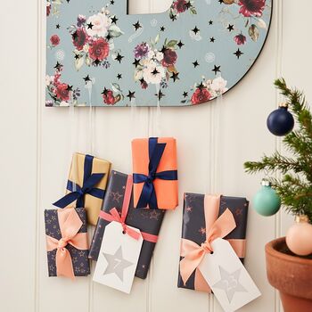 Wooden Floral Personalised Initial Advent Calendar, 3 of 7
