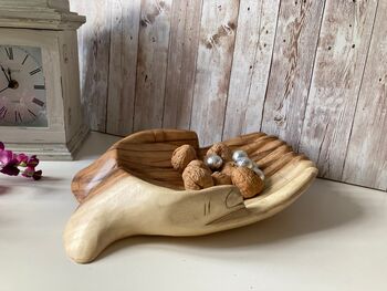 Hands Of Hope Wooden Hands Bowl Decor Handmade Ornament, 6 of 7