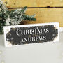 Personalised Family Christmas Wooden Mantel, thumbnail 3 of 3