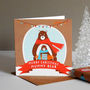 Mummy Bear Christmas Card, thumbnail 2 of 2