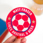 Personalised Football Team Coaster, thumbnail 1 of 11