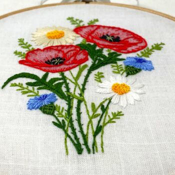 Wild Flowers Embroidery Kit, 5 of 12