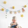 First Birthday Teddy Bear Chair Banner And Crown, thumbnail 1 of 3