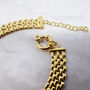 18k Gold Vermeil Plated Woven Necklace, thumbnail 6 of 7