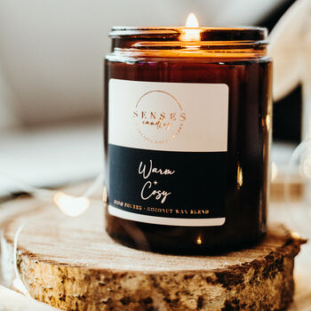 Warm + Cosy Candle, Pumpkin Spice, Natural Coconut Wax, 2 of 5