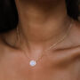 Bianca Moonstone Wedding Pendant Necklace |Gold Plated, thumbnail 1 of 7